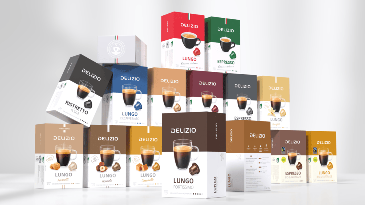 So vielfältig wie ihre Gäste: Delizio 12er Kaffeesortiment