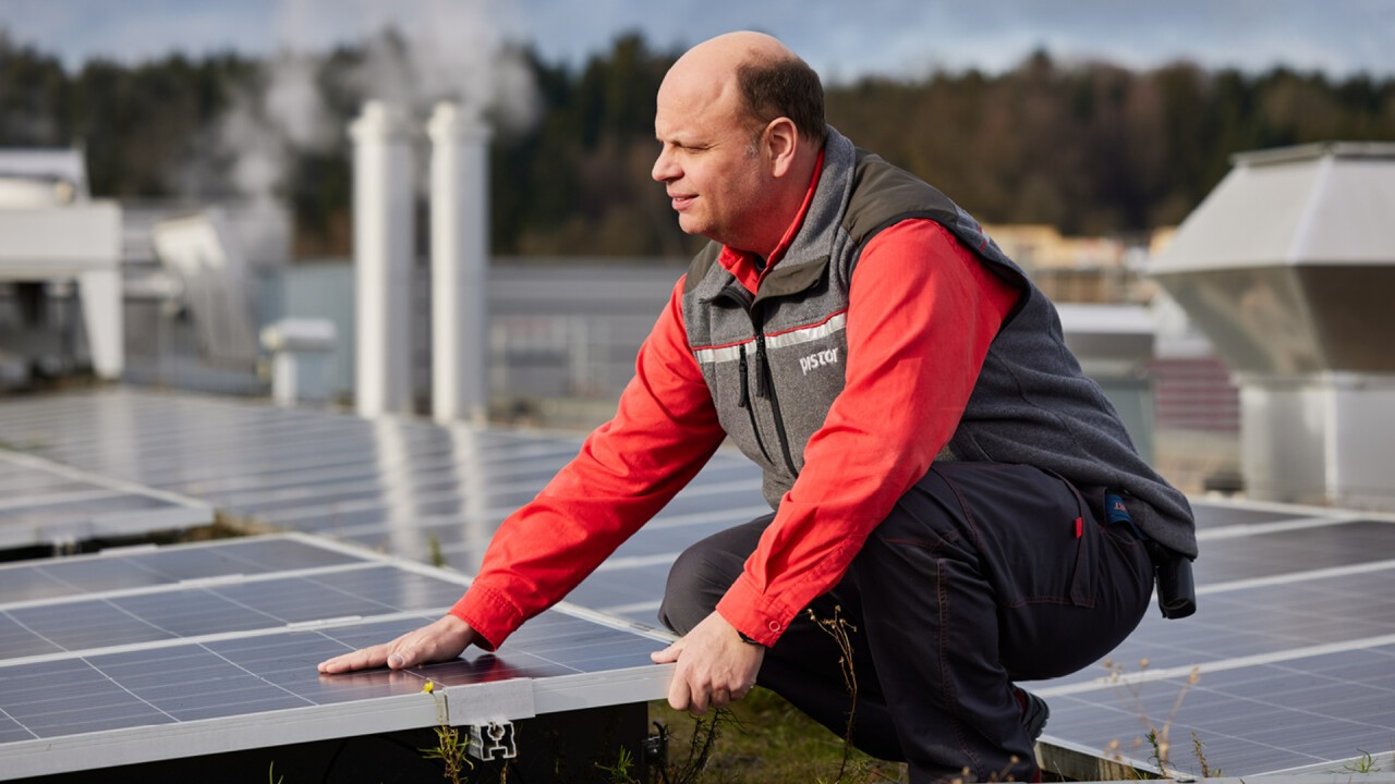 Pistor setzt ganz auf Strom aus Solar- und Wasserkraft