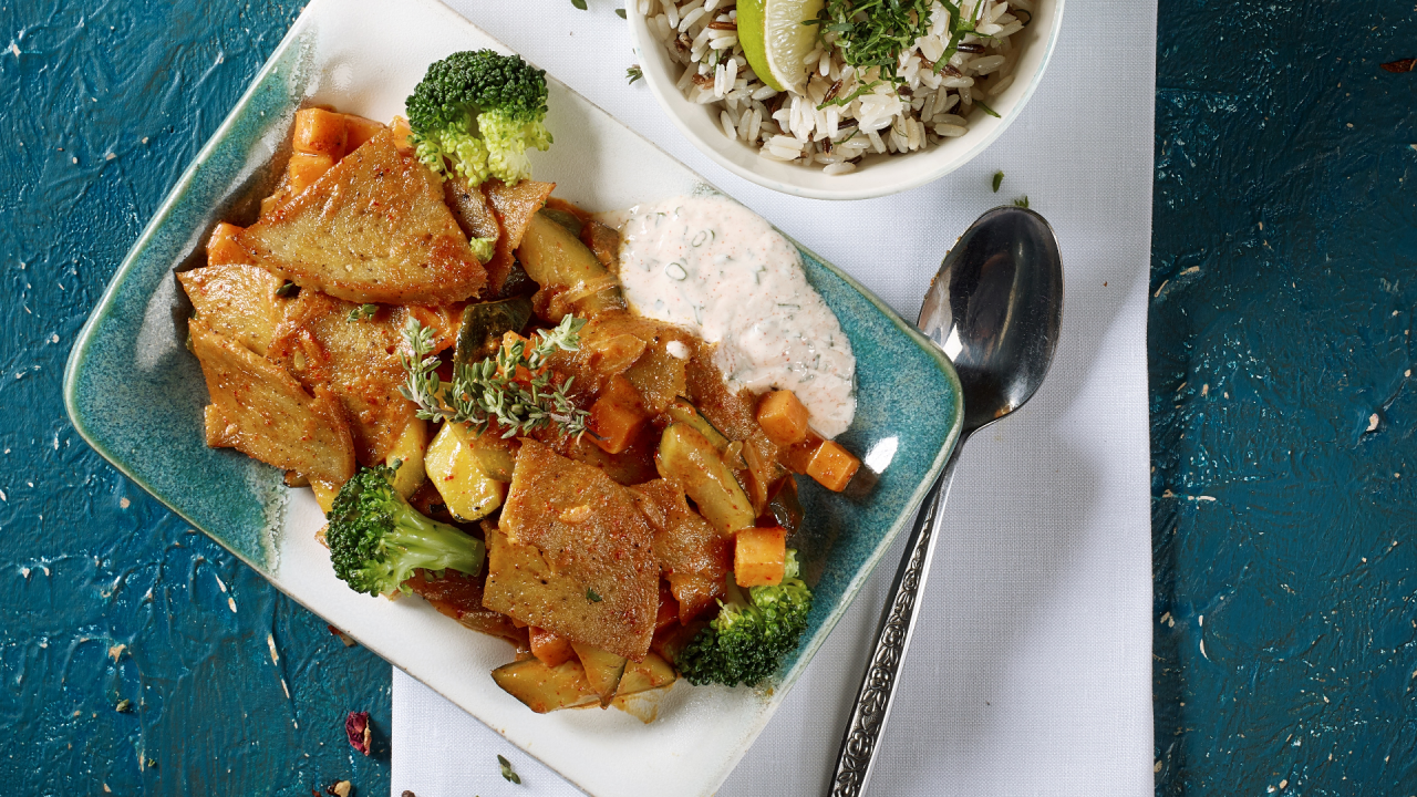 Neuheit: Seitan geschnetzeltes als Beilage