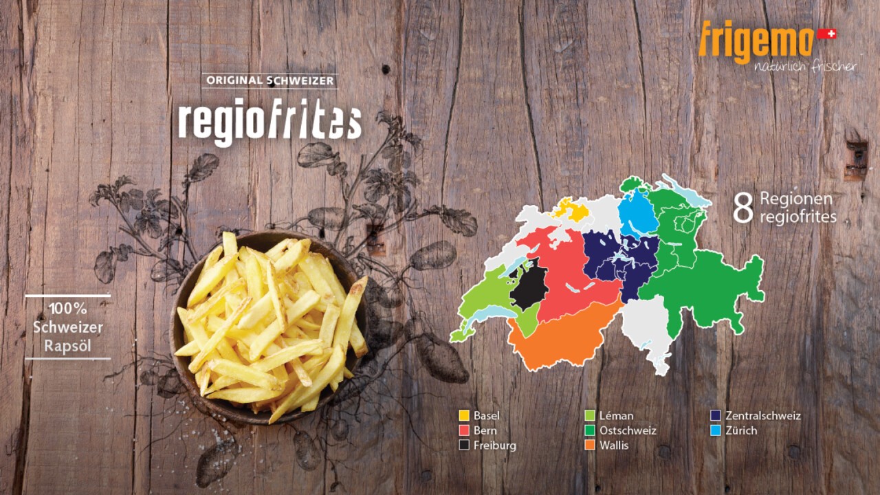 Die 8 Regionen der frigemo regiofrites